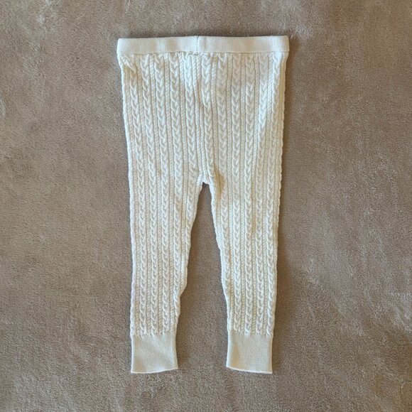 GAP Baby Girl's HOODED PONCHO and PANTS Size 18-24 Mth in color Cream - Picture 6 of 6